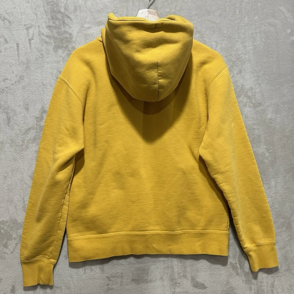 Nike Jordan Jumpman Men's S Yellow Fleece Pullover Hoodie Stretchy Ribbed Cuffs‎